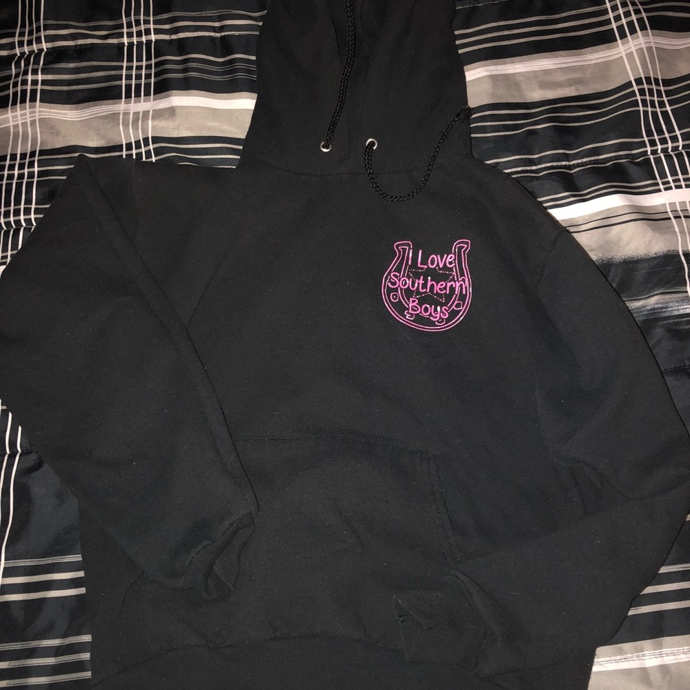 Personally made black hoodie